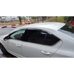 Ветровики с хромом LiftBack (4 шт, Niken) для Skoda Octavia III A7 2013-2019 гг