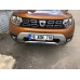 Накладки на противотуманки (2 шт, нерж) Carmos - Турецкая сталь для Renault Duster 2018-2024 гг Накладки на противотуманки (2 шт, нерж) Carmos - Турецкая сталь для Renault Duster 2018-2024 гг