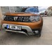 Накладки на противотуманки (2 шт, нерж) Carmos - Турецкая сталь для Renault Duster 2018-2024 гг Накладки на противотуманки (2 шт, нерж) Carmos - Турецкая сталь для Renault Duster 2018-2024 гг
