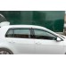 Ветровики с хромом HB (4 шт, Niken) для Volkswagen Golf 7/E-Golf
