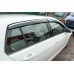 Ветровики с хромом HB (4 шт, Niken) для Volkswagen Golf 7/E-Golf