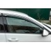 Ветровики с хромом HB (4 шт, Niken) для Volkswagen Golf 7/E-Golf