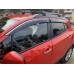 Ветровики с хромом (4 шт, Niken) для Opel Mokka 2012-2021 гг