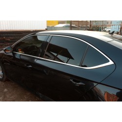 Полная окантовка окон (нерж) для Skoda Superb 2015-2024 гг