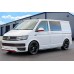Накладка на передний бампер Sportline 2015-2018 (под покраску) для Volkswagen T6