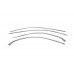 Верхняя окантовка стекол (нерж) для Mercedes C-сlass W205 2014-2021 гг