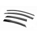 Ветровики с хромом SD/HB (4 шт, Niken) для Ford Focus II 2005-2008 гг