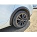 Накладки на арки (8 шт, черные) HB - металл для Renault Megane III 2009-2016 гг