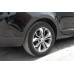 Накладки на арки (8 шт, черные) HB - металл для Renault Megane III 2009-2016 гг