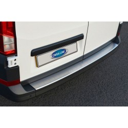 Накладка на задний бампер (Omsa, нерж) Матовая для Volkswagen Crafter 2016- гг