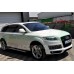 Бокові пороги Allmond Grey (2 шт., алюміній) для Ауди Q7 2005-2015 рр