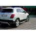 Боковые пороги Fullmond (2 шт., алюминий) 2016-2019 для Chevrolet Captiva