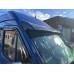 Козырек на лобовое стекло (черный глянец, 5мм) для Mercedes Sprinter W901/902/903/904/905 1995-2006 гг