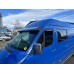 Козырек на лобовое стекло (черный глянец, 5мм) для Mercedes Sprinter W901/902/903/904/905 1995-2006 гг