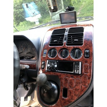 Накладки на панель Meric (1996-1999) Карбон для Mercedes Vito W638