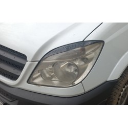 Вії Прямі (чорні, ABS, 2006-2013) чорний глянець для Mercedes Sprinter W906 рр
