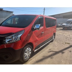 Бічні труби (2 шт., нерж.) 70 мм, довга база для Nissan NV300/Primastar 2016-рр