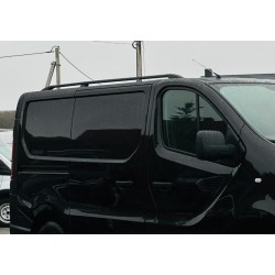 Рейлінги чорні Коротка база, пластикові ніжки для Nissan NV300/Primastar 2016-рр