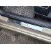 Накладки на пороги Carmos (нерж) для Citroen C-4 2004-2010 рр