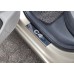 Накладки на пороги Carmos (нерж) для Citroen C-4 2004-2010 рр