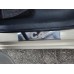Накладки на пороги Carmos (нерж) для Citroen C-4 2004-2010 рр