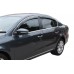 Ветровики с хром молдингом SD (4 шт, EU, HIC) для Volkswagen Passat B7 2012-2015 гг