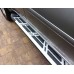 Боковые пороги Sunrise (2 шт., алюминий) для Mitsubishi Pajero Sport 2008-2015 гг