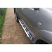 Боковые пороги Sunrise (2 шт., алюминий) для Mitsubishi Pajero Sport 2008-2015 гг