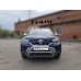 Кенгурятник без надписи WT003 (нерж.) для Renault Duster 2018-2024 гг