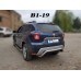 Задняя защита AK007 (нерж.) для Dacia Duster 2018-2024 гг