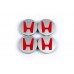 Ковпачки диски 58.5/56 мм V2 (4 шт) для Тюнінг Honda