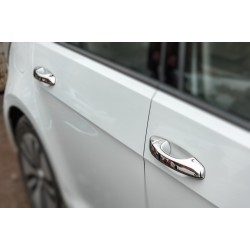 Накладки на ручки (4 шт, нерж) OmsaLine - Итальянская нержавейка для Volkswagen Golf 7/E-Golf