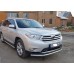 Передняя защита ST014 (нерж.) d60/42 для Toyota Highlander 2008-2013 гг