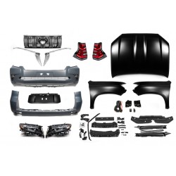 Комплект рестайлинга с 2009-2016 на 2017- (с Full Led оптикой) для Toyota Land Cruiser Prado 150