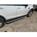 Боковые пороги Tayga Grey (2 шт., алюминий) 2019-2025 для Land Rover Discovery Sport