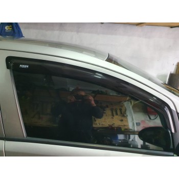 Ветровики (4 шт, Niken) для Opel Corsa D 2007-2014 гг