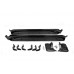 Боковые пороги (2015-2021) Черный цвет для Toyota Land Cruiser 200