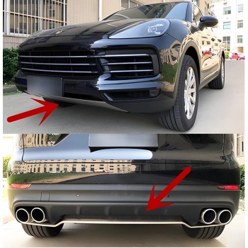 Передняя и задняя накладки для Porsche Cayenne 2018- гг