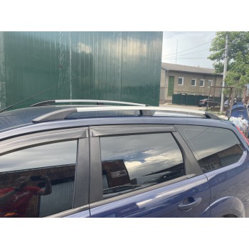 Рейлинги алюминиевые (Caravan, хром) для Ford Focus II 2008-2011 гг