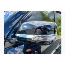 Смужки на дзеркала 2012-2021 (2 шт, хром) для Toyota Land Cruiser 200