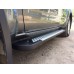 Боковые пороги Allmond Grey (2 шт, алюм.) для Nissan Pathfinder R51 2005-2014 гг