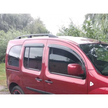 Ветровики (4 шт, HIC) для Renault Kangoo 2008-2020 гг