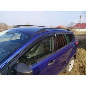 Ветровики (4 шт, HIC) для Ford Kuga/Escape 2013-2019 гг