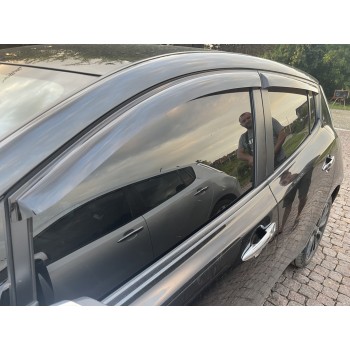 Ветровики (4 шт, HIC) для Nissan Leaf 2010-2017 гг