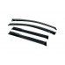 Ветровики с хром молдингом SW (4 шт, HIC) для Volkswagen Passat B6 2006-2012 гг