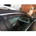 Ветровики с хром молдингом SW (4 шт, EU, HIC) для Volkswagen Passat B7 2012-2015 гг