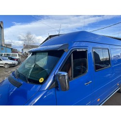 Козирьок на лобове скло (чорний глянець, 5мм) для Volkswagen LT 1995-2006 рр