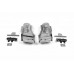 Насадки Autobiography (2 шт, нерж) для Range Rover III L322 2002-2012 рр
