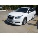 Накладка на передний бампер SD (Meliset, под покраску) для Chevrolet Cruze 2009-2015 гг