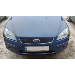 Зимова накладка на решітку Глянцева для Ford Focus II 2005-2008 рр